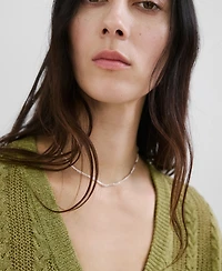 Mango Women's Knitted Braided Cardigan