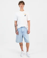 Hugo Boss Men's Mason Regular-Fit 10.6" Denim Shorts