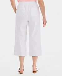 Style & Co Women's Pull-On Wide-Leg Capri Pants, Macy's Exclusive