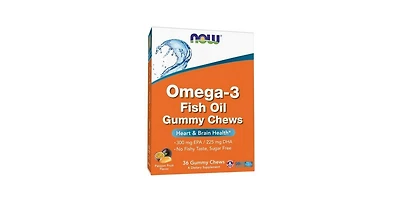 Now Foods Omega 3 Fish Oil Gummy, 36 Chews