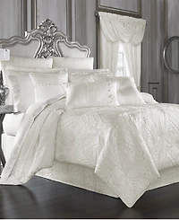 J Queen New York Bianco Boudoir Decorative Pillow, 15" x 21"