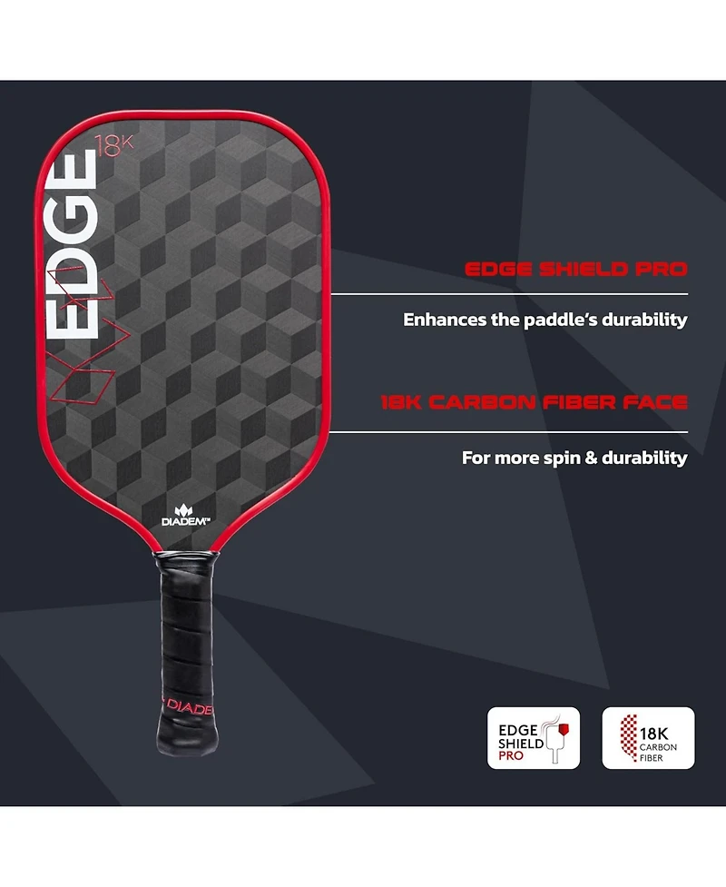 Diadem Edge 18K Carbon Fiber Pickleball Paddle