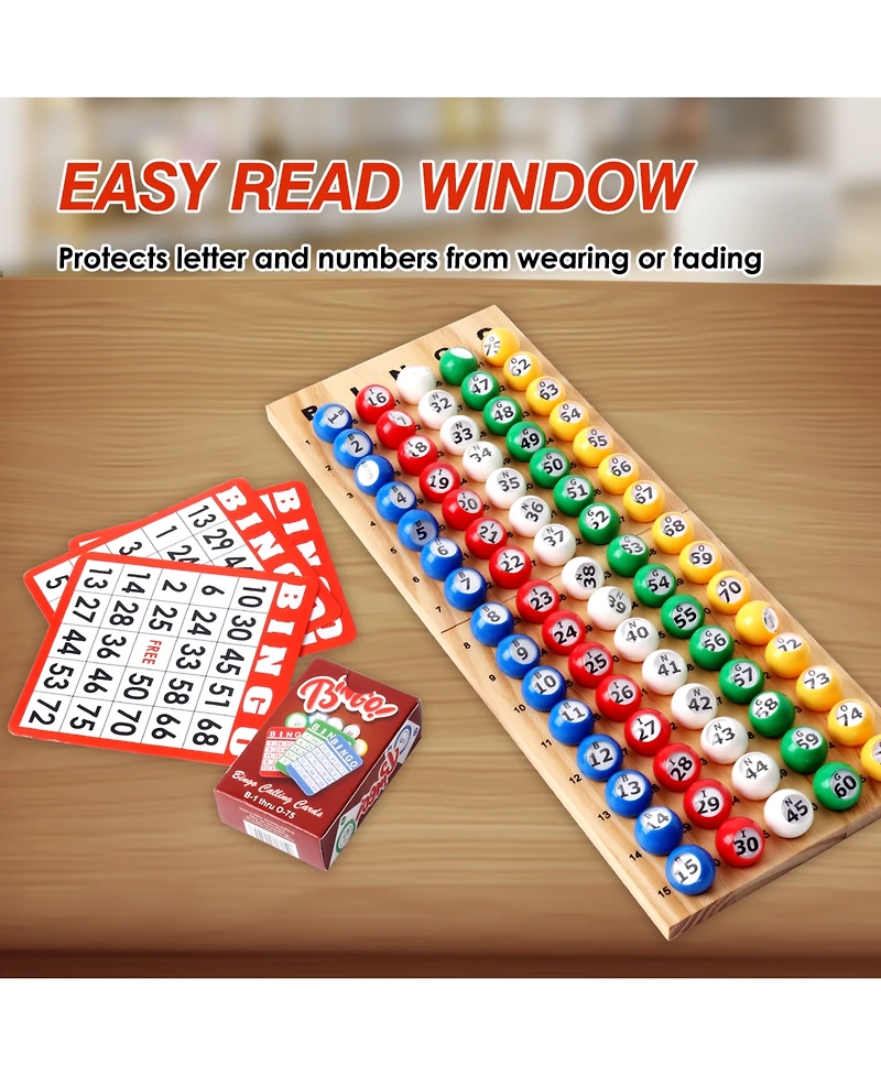 Gse Games & Sports Expert 7/8-Inch Plastic Replacement Bingo Balls for Parties, Bingo Nights, Prize Raffles