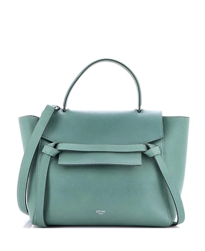 Pre-Owned Celine Micro Belt Bag Textured Leather