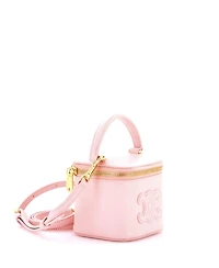 Pre-Owned Celine Mini Cuir Top Handle Vanity Case Leather