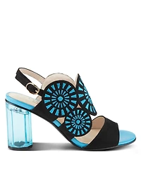 Azura Embroidery Women's Pump with Adjustable Ankle Strap