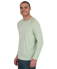 Spyder Men's Textured Panel Long -Sleeve Upf 50+ Rashguard