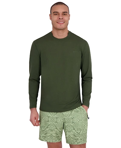 Spyder Men's Core Long-Sleeve Crewneck Upf 50+ Rashguard