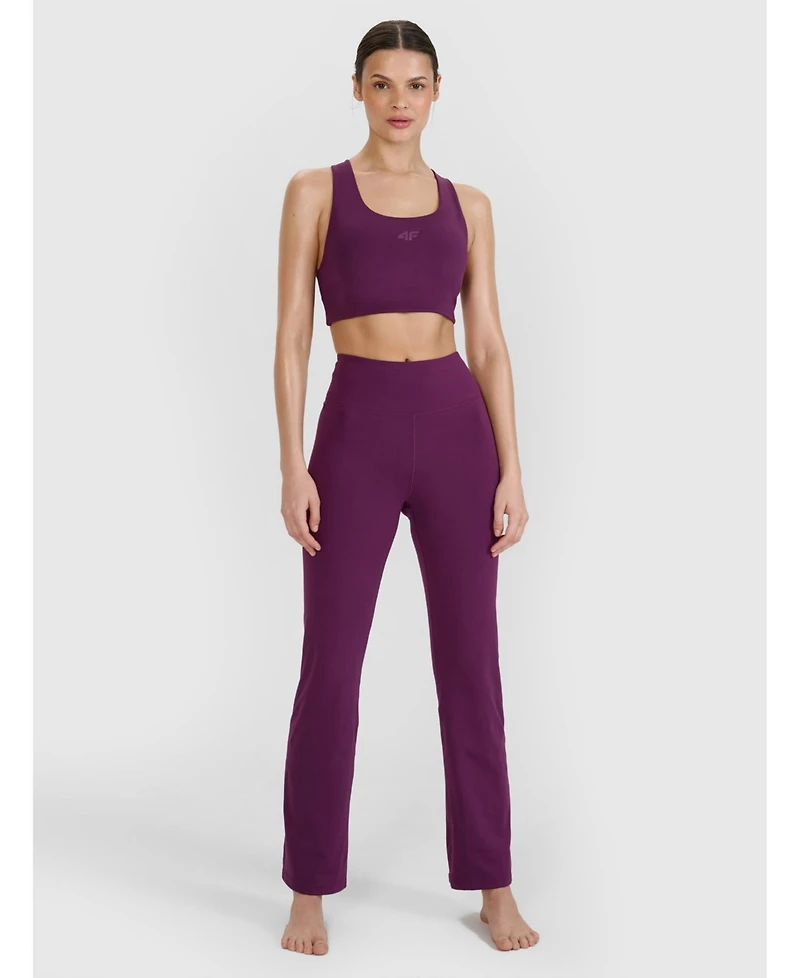 4F Women's Flared Yoga Leggings