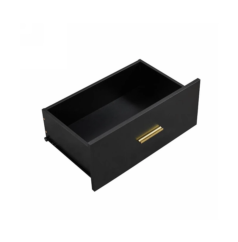 flynama 5 Drawer Rustic Dresser Space Saving Cabinet for Entryway Home Furniture with Spacious Drawers Easy Assembly Durab