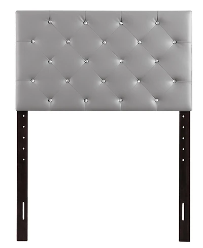 flynama Stylish Casual Twin Headboard in 41-53H x 63W inch for Bedroom