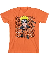 Naruto Boys Shippuden Chibi T-shirts Graphic Tee And Shorts Set