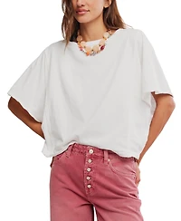 Free People Women's Dolman-Sleeve Boxy Fit T-Shirt
