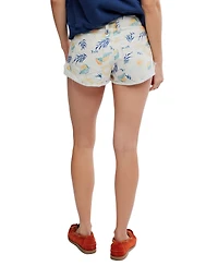 Free People Women's Mid-Rise Printed Shorts