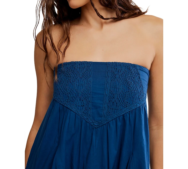 Free People Women's Frida Godet Pull-On Midi Skirt
