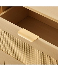 Rainsken 3 Drawer Rattan Dresser