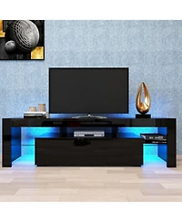 Rainsken Led Tv Stand for 55 Inch Tv