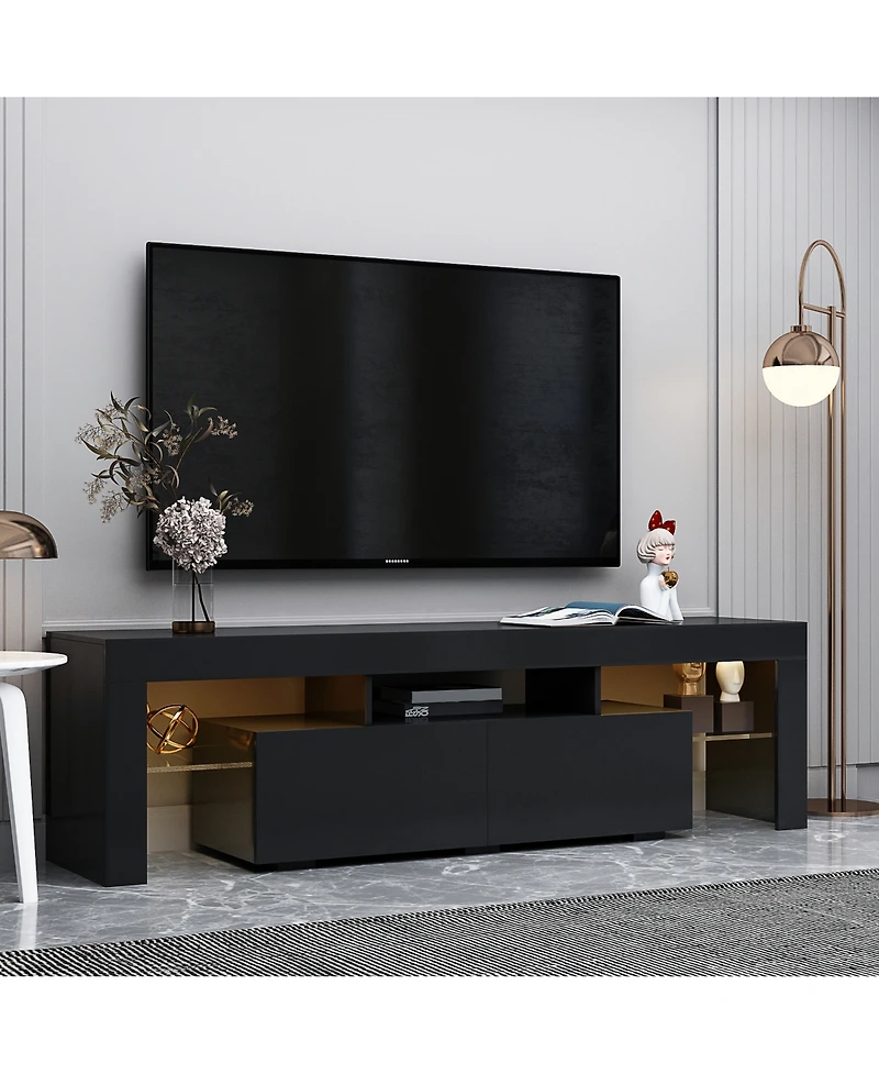 Rainsken Led Tv Stand for 55 Inch Tv