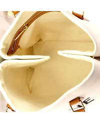 Pre-Owned Celine Small Horizontal Cabas Tote Canvas with Leather