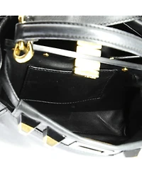 Pre-Owned Fendi Mini Peekaboo Bag Leather with Studded Detail