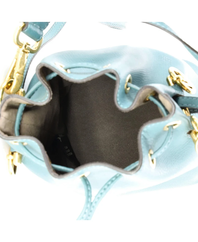 Pre-Owned Fendi Mini Mon Tresor Bucket Bag Leather