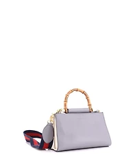 Pre-Owned Gucci Mini Nymphaea Top Handle Bag Leather