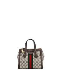 Pre-Owned Gucci Small Ophidia Top Handle Tote Gg Coated Canvas