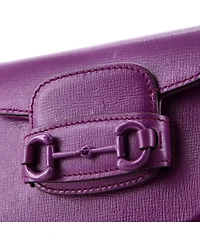 Pre-Owned Gucci Super Mini Horsebit 1955 Shoulder Bag Leather