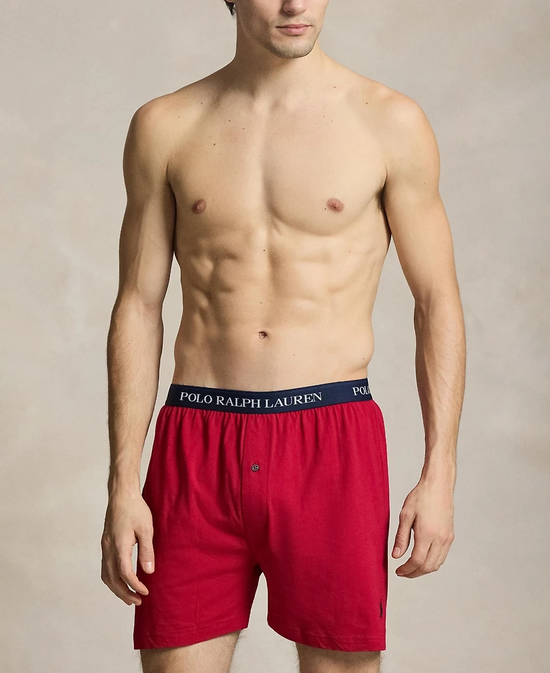 Polo Ralph Lauren Men's Classic-Fit Knit Boxers, 6-Pack