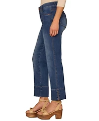 Democracy Petite High-Rise Kick Flare Jeans