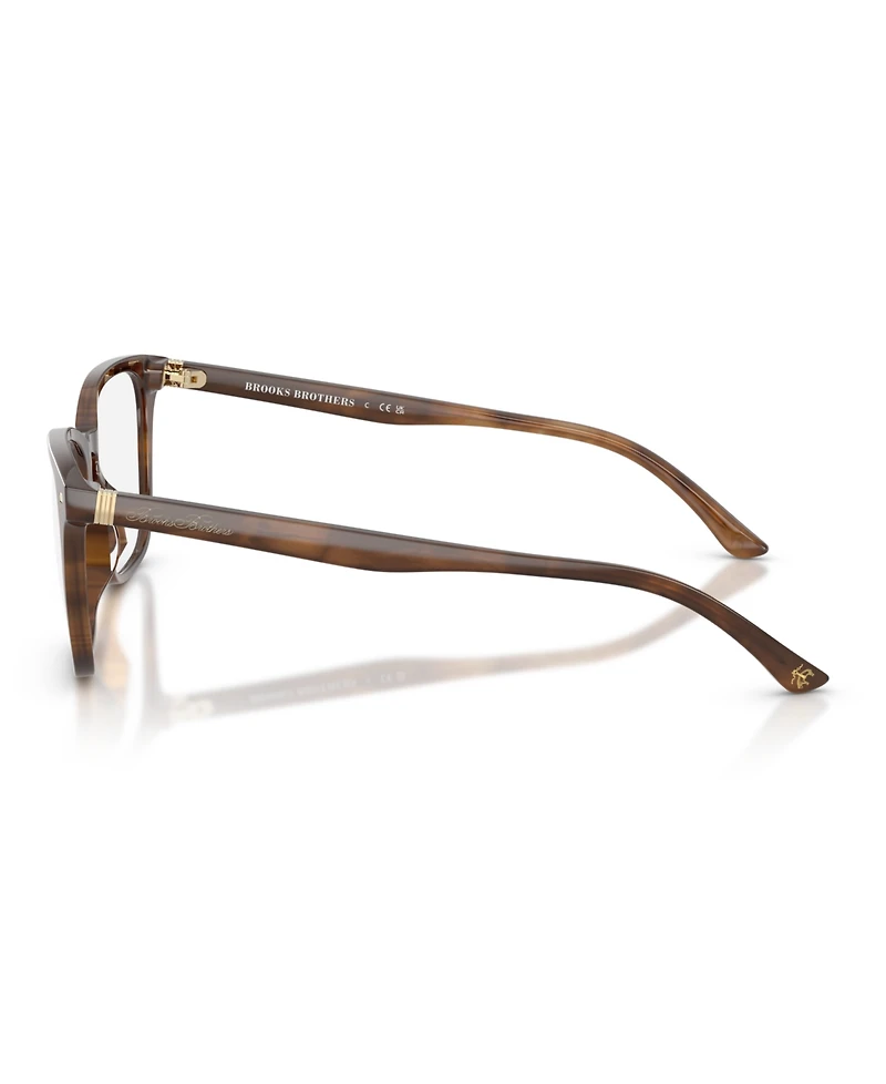 B by Brooks Brothers Men's Square Eyeglasses, BB2076U