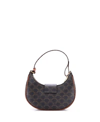 Pre-Owned Celine Ava Triomphe Bag Triomphe Coated Canvas