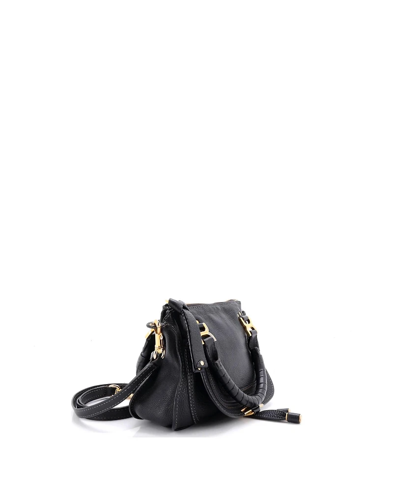 Pre-Owned Chloe Baby Marcie Satchel Leather