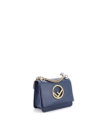 Pre-Owned Fendi Small Kan I F Shoulder Bag Leather