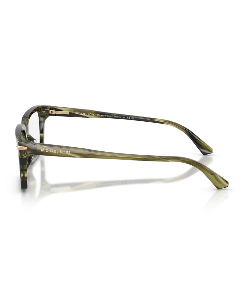 Michael Kors Men's Square Grand Targhee Eyeglasses, MK4173U