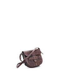 Pre-Owned Celine Mini Symmetrical Shoulder Bag Embossed Leather