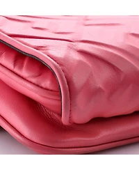 Pre-Owned Fendi Upside Down Bag Zucca Embossed Leather