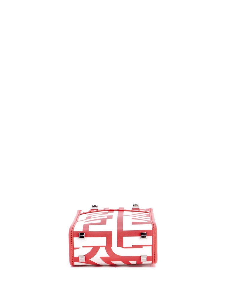 Pre-Owned Fendi Mini x Marc Jacobs Sunshine Shopper Tote Printed Leather