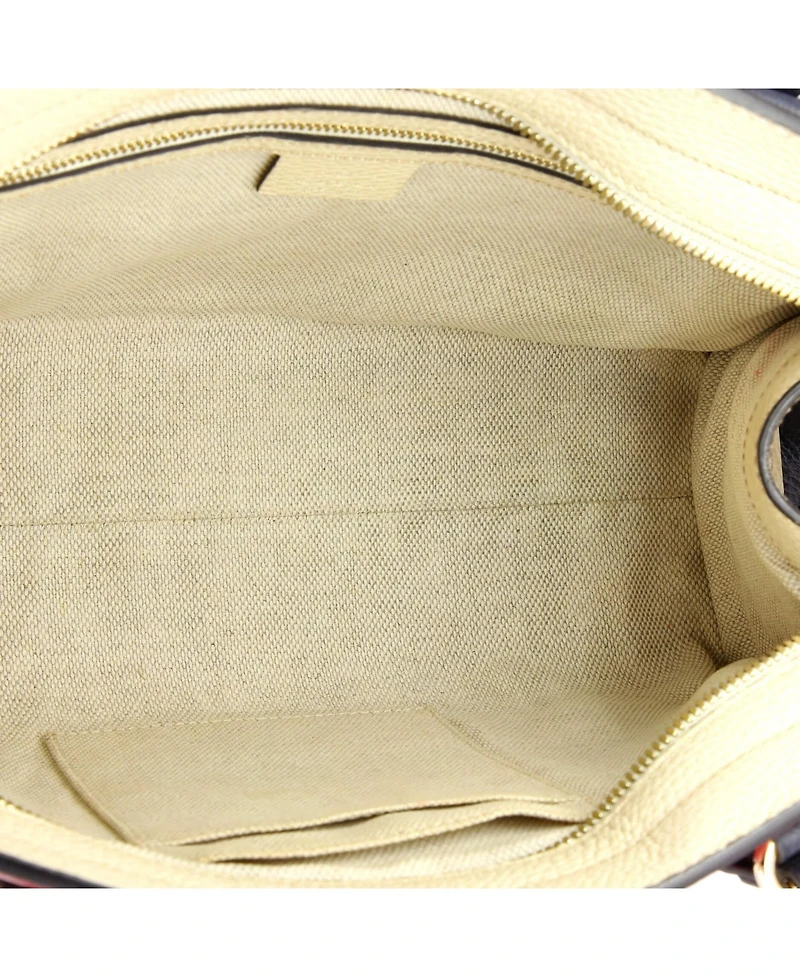 Pre-Owned Gucci Medium Soho Convertible Top Handle Satchel Leather