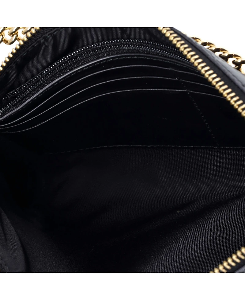 Pre-Owned Gucci Chain Wristlet Wallet Guccissima Leather