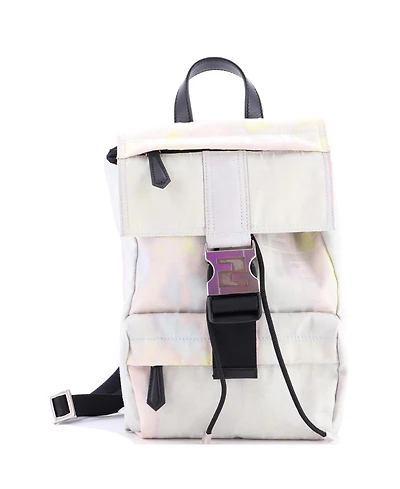 Pre-Owned Fendi Small Fendiness Backpack Zucca Canvas