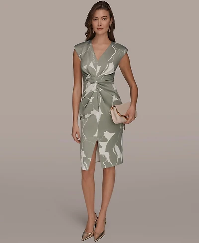 Donna Karan New York Women's V-Neck Sheath Dress