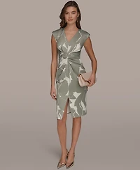 Donna Karan New York Women's V-Neck Sheath Dress