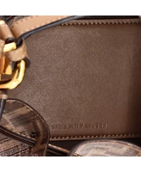 Pre-Owned Fendi Mini Pomodorino Bucket Bag Zucca Coated Canvas