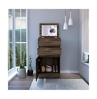 flynama Modern 5 Drawer Dresser Solid Wood Cabinet with Metal Handles for Bedroom Home Office Hallway