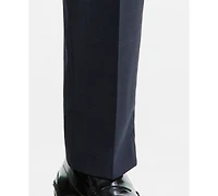 Calvin Klein Men's Slim-Fit Wool-Blend Plaid Suit Pants