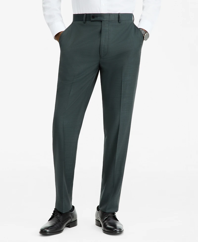 Calvin Klein Men's Slim-Fit Wool-Blend Suit Pants