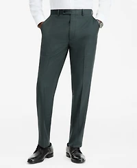 Calvin Klein Men's Slim-Fit Wool-Blend Suit Pants