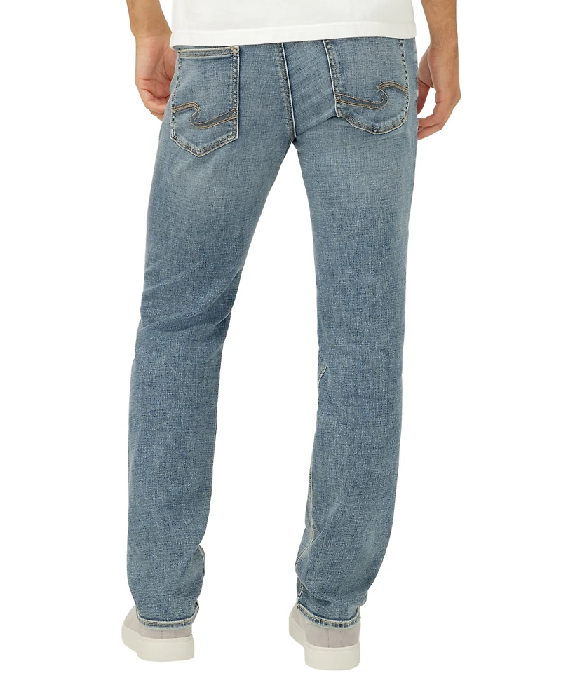 Silver Jeans Co. Men's Allan Slim-Fit Straight-Leg Luxe Heritage