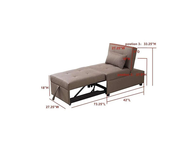 Kings Brand Furniture Ottoman Bed